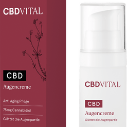 CBD Vital premium Augencreme mit 75mg CBD Gehalt