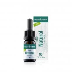 Medihemp CBD Öl Tropfen mit 10% CBD Hanf Natural in 10ml und 30ml Flaschen.