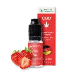 Premium CBD Liquid Strawberry Diesel Breathe Organics