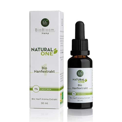 BioBloom Natural One 1% Cannabisöl Tropfen