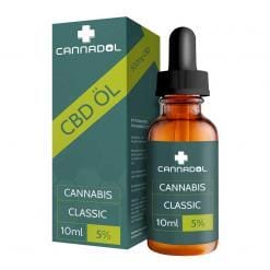 Cannadol 10ml CBD Öl Classic- Bio & Vegan 5% - 10% - 15% - 20% - 500mg
