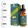 Cannadol Lemon CBD Öl Tropfen in 5% 10% 15% 20%. 10ml Flaschen