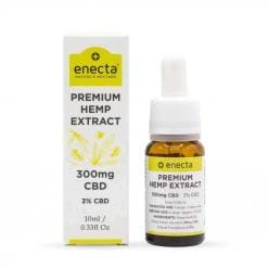 Enecta CBD Öl Tropfen 3% Premium Hemp Extract- Hanf Extrakt in 10ml Flasche