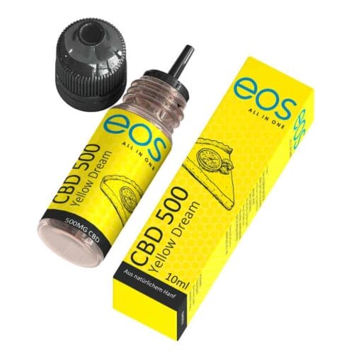 E-liquid mit 500mg cbd von eos yellow dream