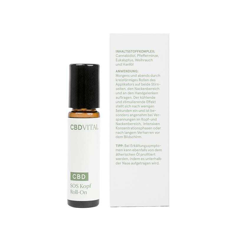 CBD VITAL SOS CBD Kopf Roll-On – Bild 2