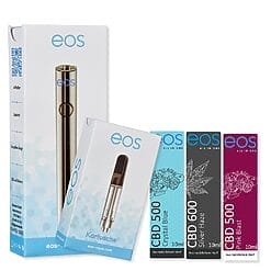 eos Starterset: Vape Pen & Kartusche + 1 CBD Liquid