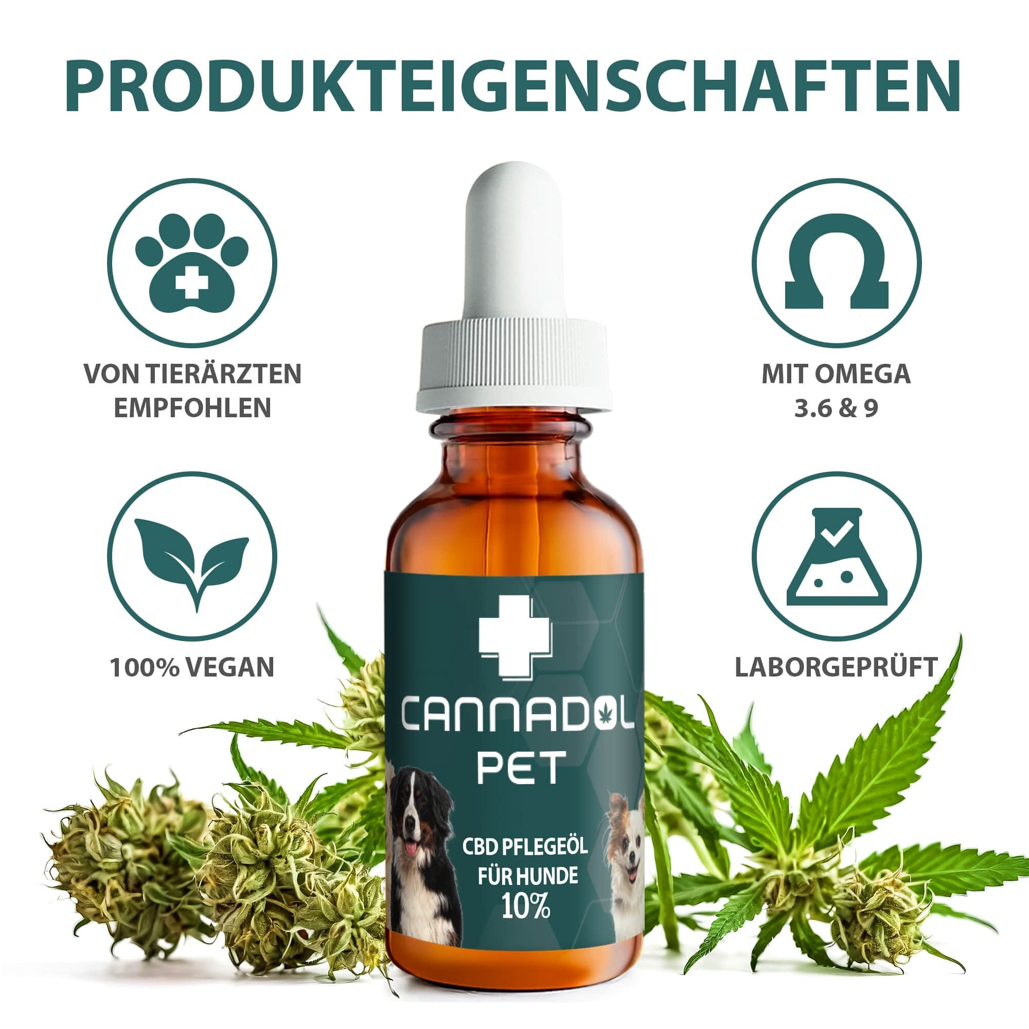 Cannadol Pet 10% Premium CBD Öl für Hunde – Bild 5
