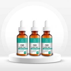 3 x Vitadol Mint CBD Öl Tropfen 10% 10ml Flasche