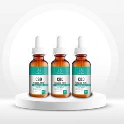 3 x Vitadol Mint CBD Öl Tropfen 5% 10ml Flasche