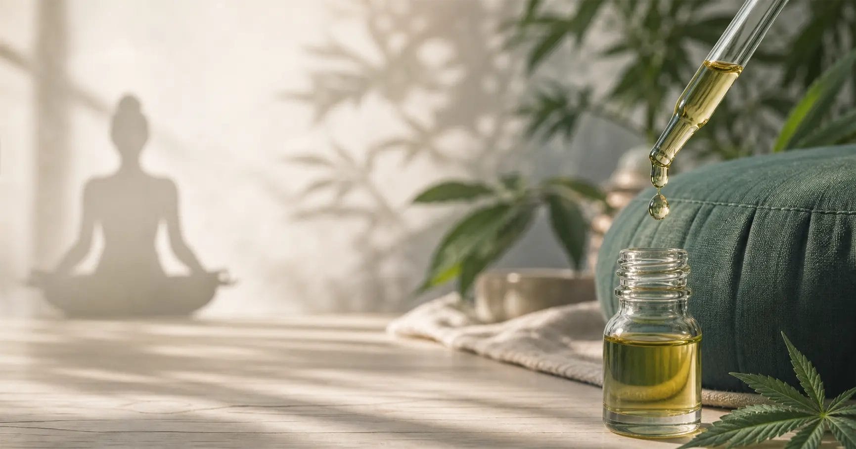 CBD Öl Meditation für Anfänger - erste Schritte